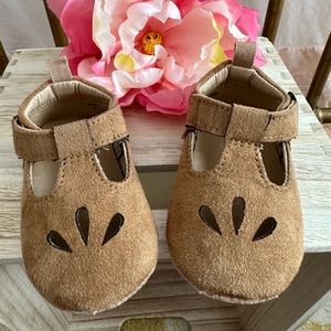 Faux Suede Crib Shoes
